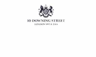 Letter From the Prime Minister, Mr. David Cameron.