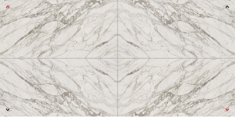 Marvel Statuario Select Layout 1 Lappato 150x300 cm