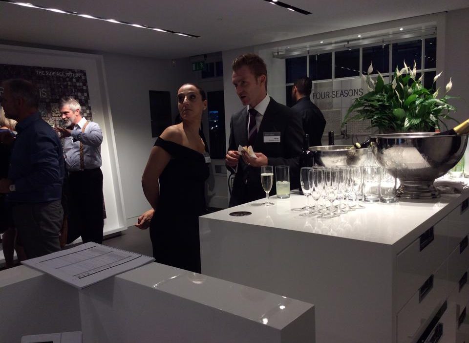 London Showroom first anniversary distributor italian porcelain tile