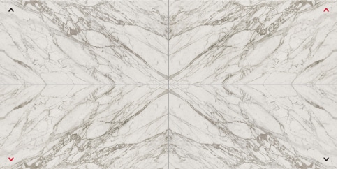 Marvel Statuario Select Layout 3 Lappato 150x300 cm