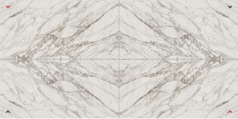 Marvel Statuario Select Layout 4 Lappato 150x300 cm