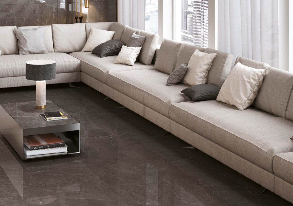 Minoli Marvel Grey Stone Lappato Large Tile 00
