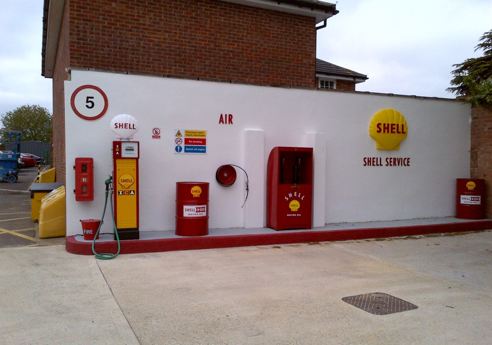 shell fuel station