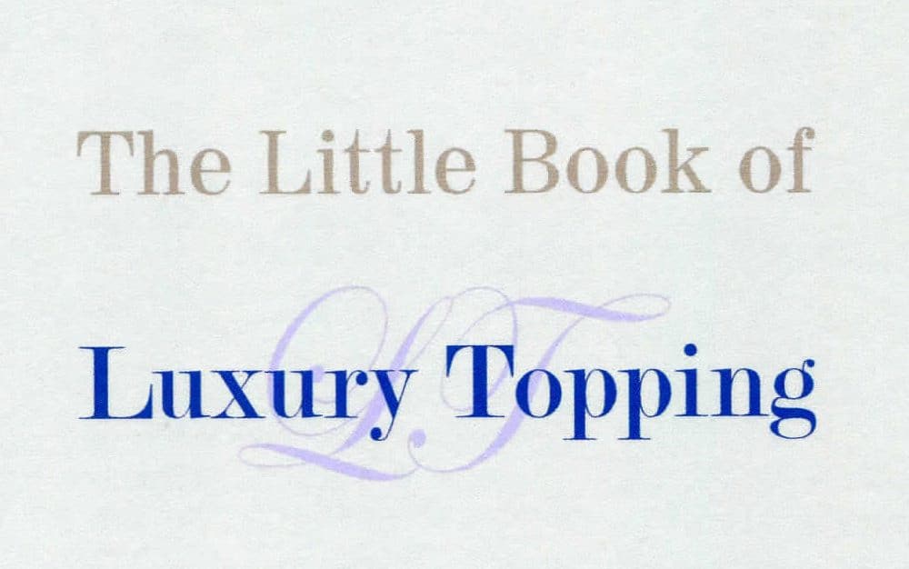 Luxury Topping Little Book Interviews