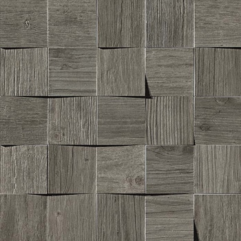 Axis Grey Timber 3D Mosaico 35x35 cm