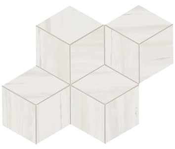 Marvel Bianco Dolomite Esagono Lappato Mosaico 30x35 cm
