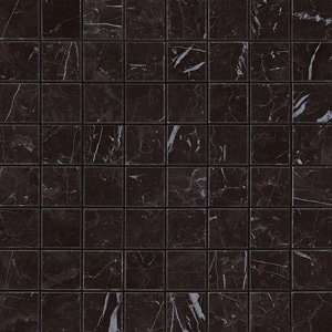 Marvel Nero Marquina Matt Mosaico 30x30 cm