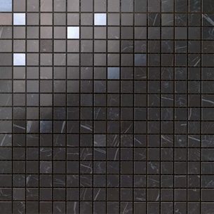 Marvel Nero Marquina Mosaico Q 30.5x30.5 cm