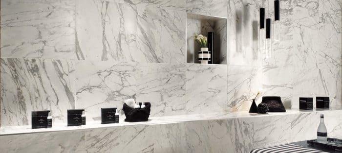 Statuario Porcelain Tile | Minoli Marvel Statuario Select