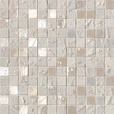 cream mosaic tile