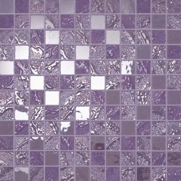 purple mosaic tile