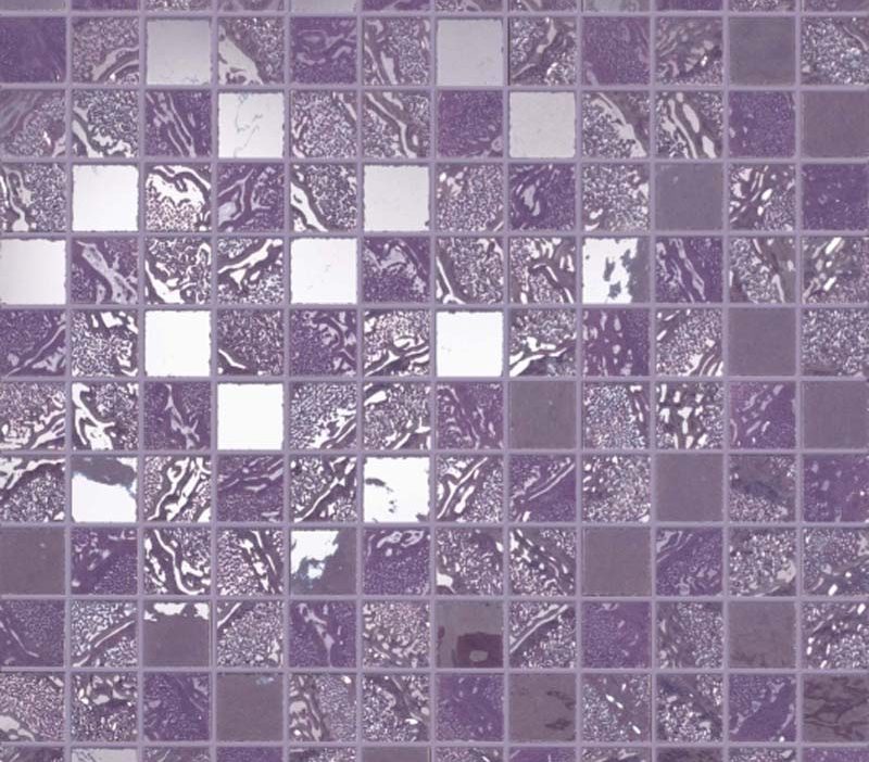 purple mosaic tile