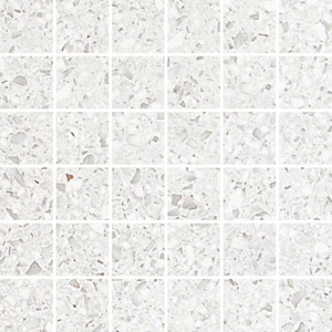 Gemstones Terrazzo White Lappato Mosaico 30x30 cm