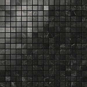 Marvel Noir Saint Laurent Lappato Mosaico 30x30 cm