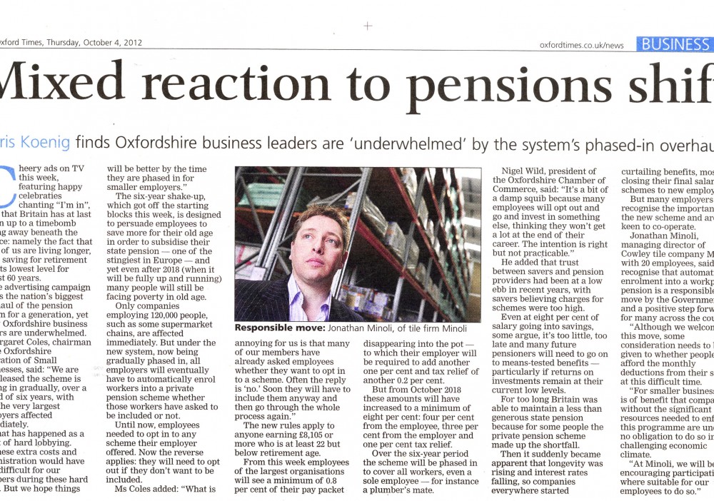 Minoli News - Oxford Times