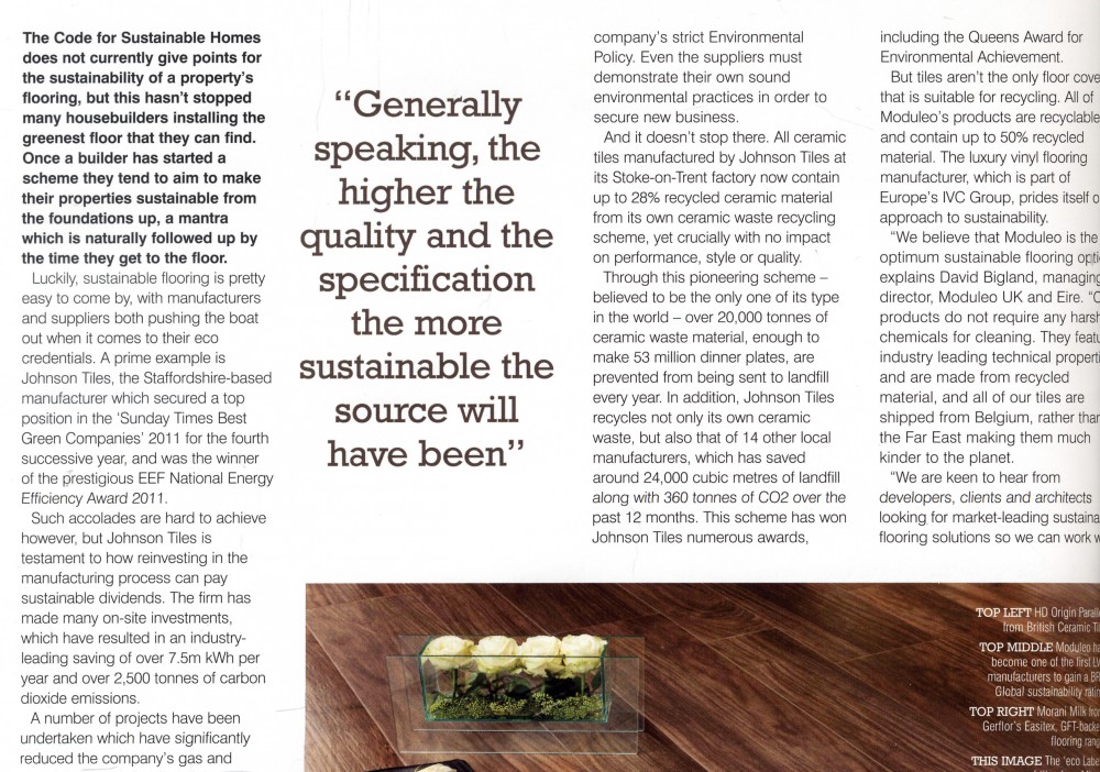 Minoli Featured In Show House Magazine