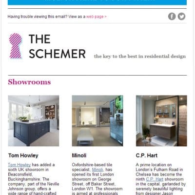 Minoli mentioned in the latest issue of The Schemer