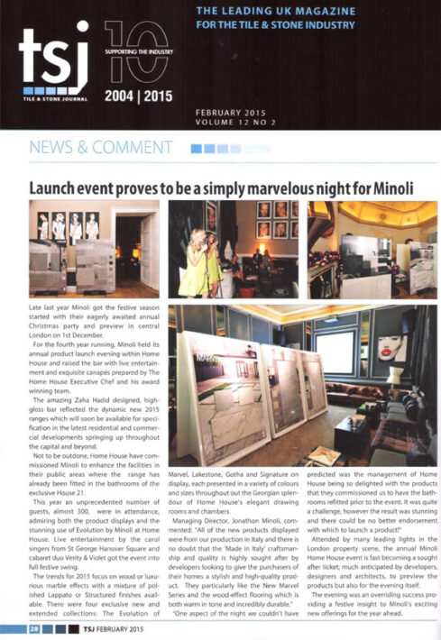 Minoli TSJ Journal Minoli TSJ Journal