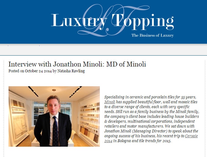 Interview with Jonathon Minoli MD of Minoli